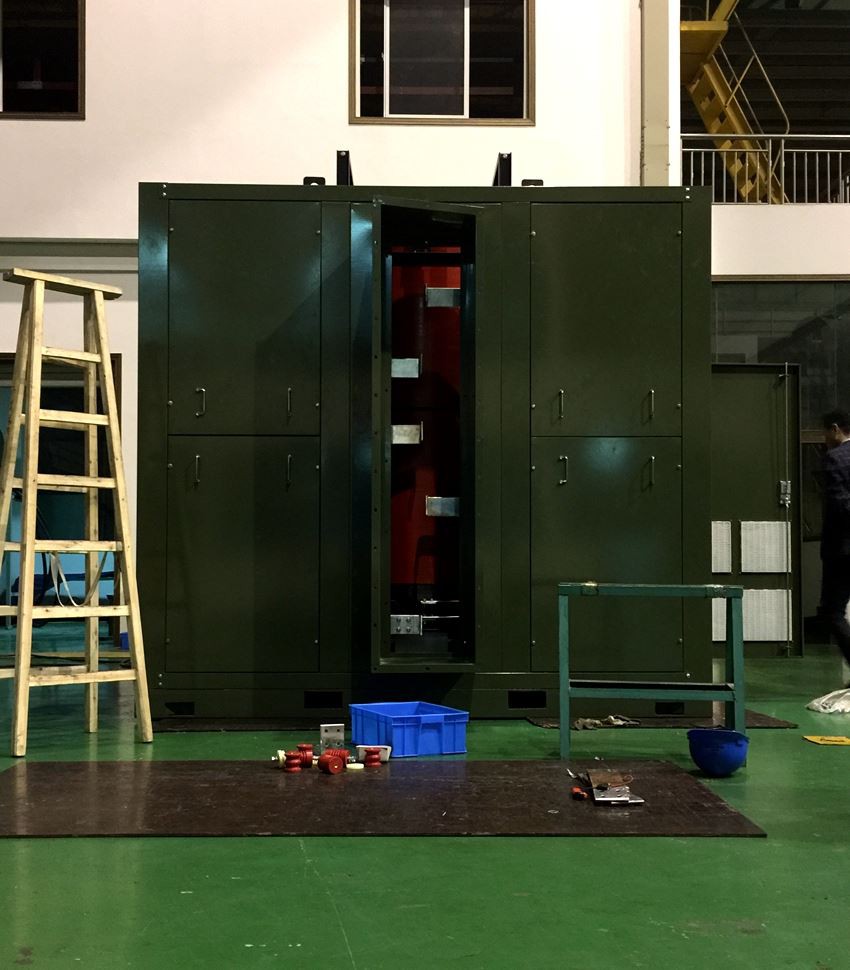 2840 KVA 12.47/0.6KV Dry Type Traction Power Rectifier Transformer