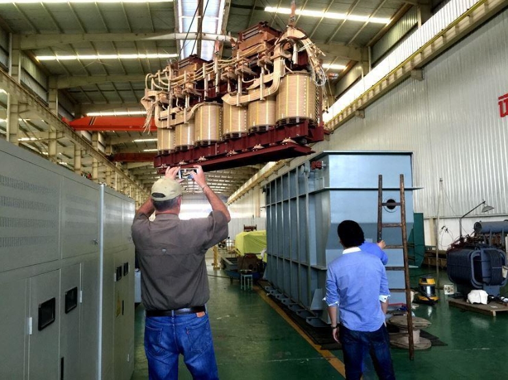 12 Pulse 7270 KVA Oil Immersed Rectifier Transformer Rectiformer