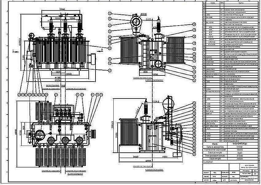 15 MVA 15000 KVA 66KV To 11KV Power Transformer